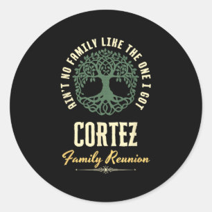 Sticker Rond Reunion familiale 2025 Conception de jumelage - Co