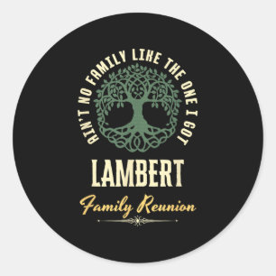 Sticker Rond Reunion familiale 2025 Conception de jumelage - La