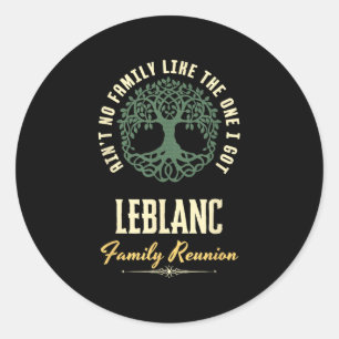 Sticker Rond Reunion familiale 2025 Conception de jumelage - Le