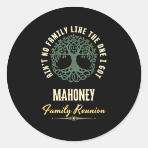 Sticker Rond Reunion familiale 2025 Conception de jumelage - Ma