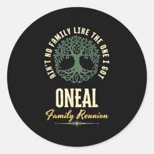 Sticker Rond Reunion familiale 2025 Conception de jumelage - On