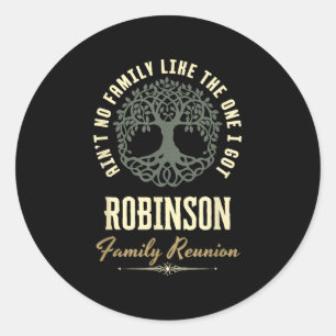 Sticker Rond Reunion familiale 2025 Conception de jumelage - Ro