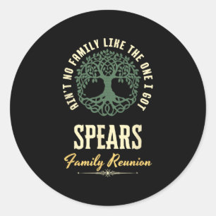 Sticker Rond Reunion familiale 2025 Conception de jumelage - Sp