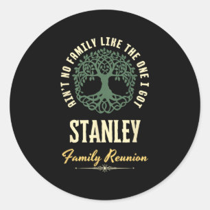 Sticker Rond Reunion familiale 2025 Conception de jumelage - St