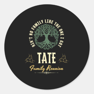 Sticker Rond Reunion familiale 2025 Conception de jumelage - Ta