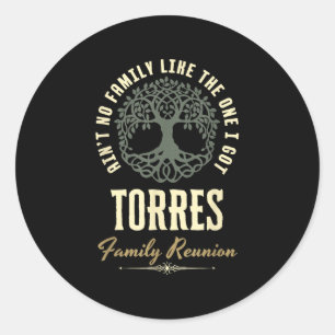 Sticker Rond Reunion familiale 2025 Conception de jumelage - To