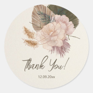 Sticker Rond Révélation de genre moderne Révélation minimalis