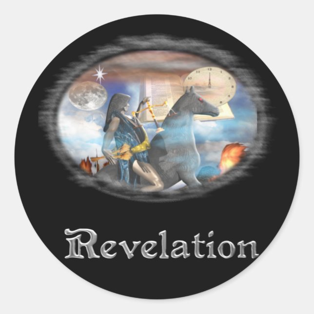Sticker Rond Révélations (Devant)