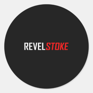 Sticker Rond Revelstoke, Colombie-Britannique
