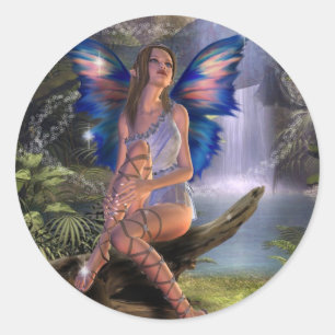 Sticker Rond Rêver de jour (autocollants)