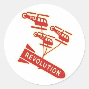 Sticker Rond Révolution du nucléaire