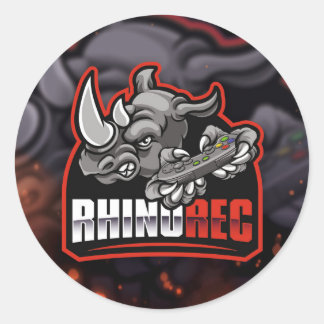 Sticker rond RhinoRec