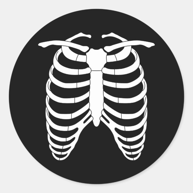 Sticker Rond Rib d'Horreur Original (Devant)