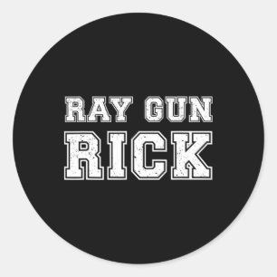 Sticker Rond Rick à rayon drôle mème pour les joueurs