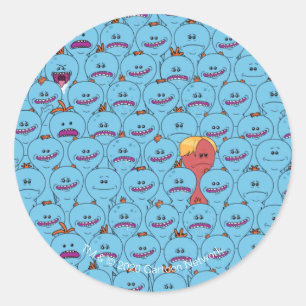 Sticker Rond RICK ET MORTY™   Kirkland M. Meeseeks