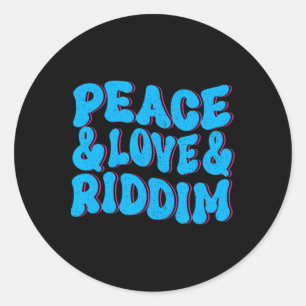 Sticker Rond Riddim Outfit Edm Music Dancing B Music Festival R