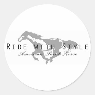 Sticker Rond Ride avec style