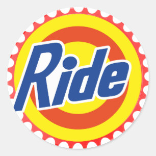 Sticker Rond Ride (Parodie)