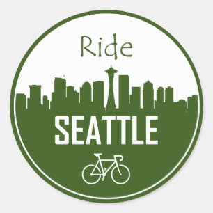 Sticker Rond Ride Seattle