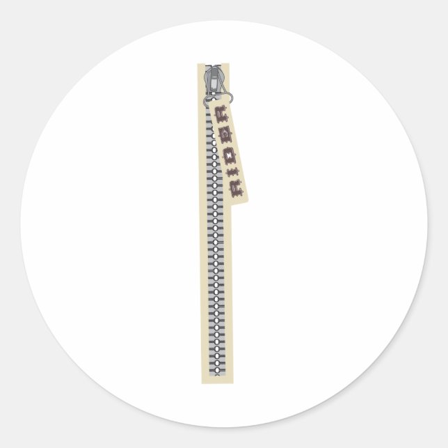 Sticker Rond Rider Zipper (Devant)