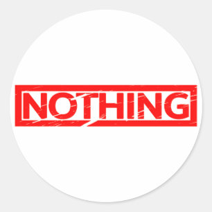 Sticker Rond Rien De Timbre
