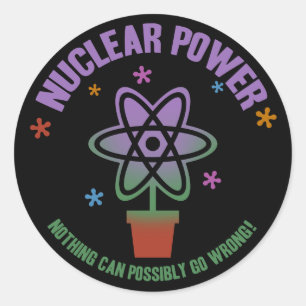 Sticker Rond Rien Ne Peut Mal Se Passer !