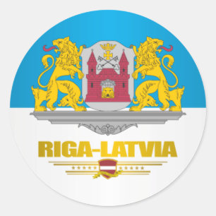 Sticker Rond Riga