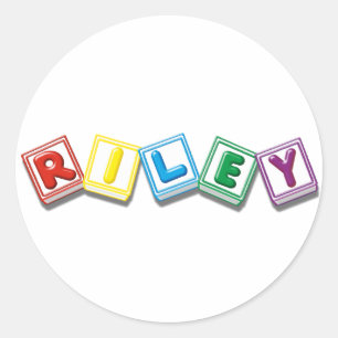 Sticker Rond Riley