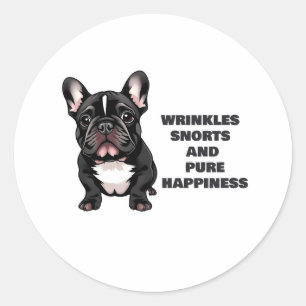 Sticker Rond Rincement, ronflement et bonheur pur