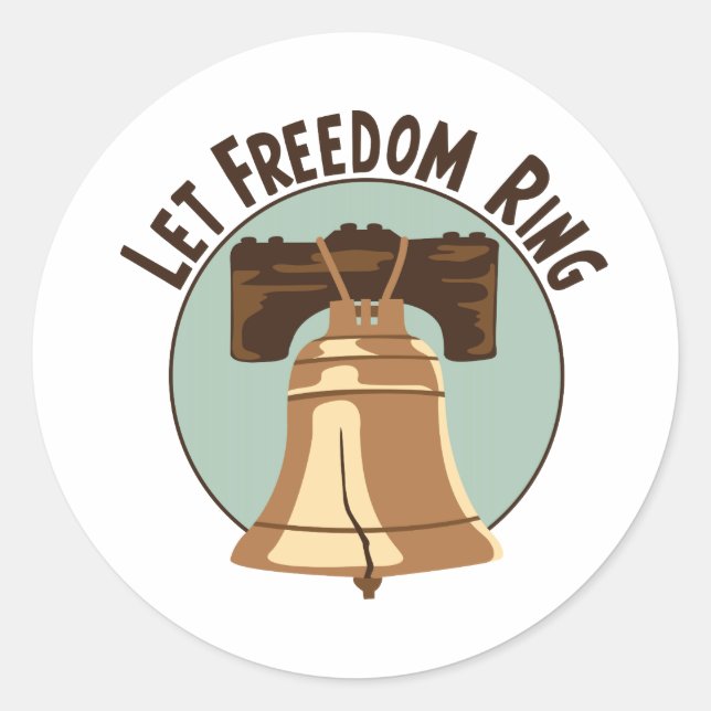 Sticker Rond Ring Liberty Freedom (Devant)