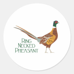 Sticker Rond Ring Pheasant