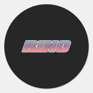 Sticker Rond Rino Républicain En Nom Seulement