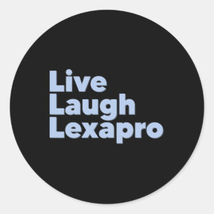Sticker Rond Rire Lexapro Sensibilisation au suicide
