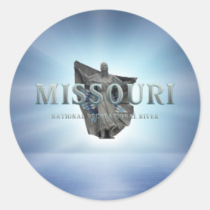 Sticker Rond Rivière nationale ABH Missouri