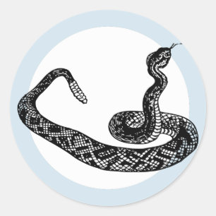 Sticker Rond rnake