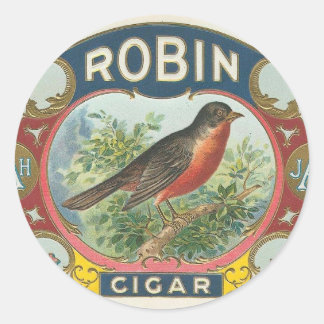 Sticker Rond Robin Cigar