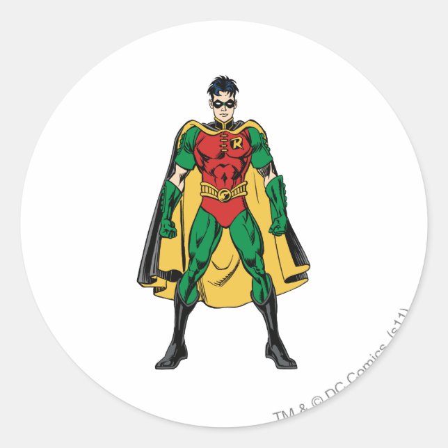 Sticker Rond Robin Classic Stance (Devant)