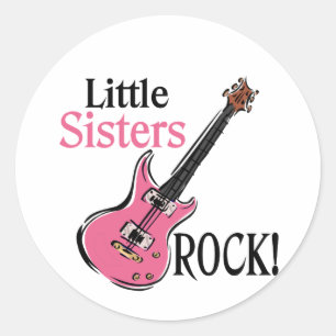 Sticker Rond Roche de petites soeurs