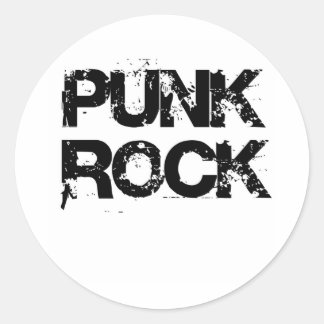 STICKER ROND ROCHE DE PUNK