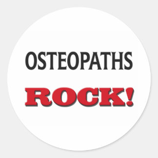 Sticker Rond Roche des ostéopathes