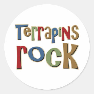 Sticker Rond Rocher de Terrapins