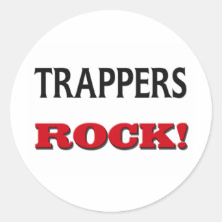 Sticker Rond Rocher de trappeurs