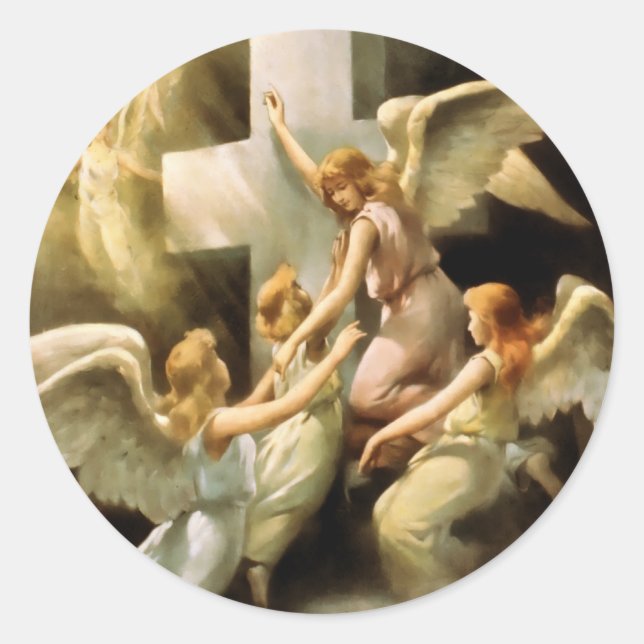 Sticker Rond Rocher des âges (Devant)