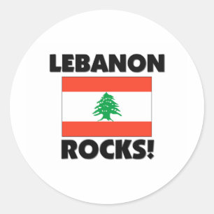 Sticker Rond Roches du Liban