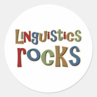 Sticker Rond Roches Linguistiques
