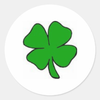 Sticker Rond Rock-a-Shamrock