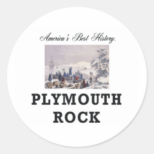 Sticker Rond Rock ABH Plymouth