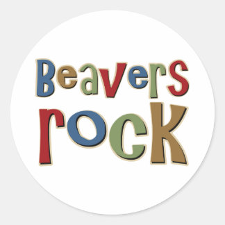 Sticker Rond Rock Beavers