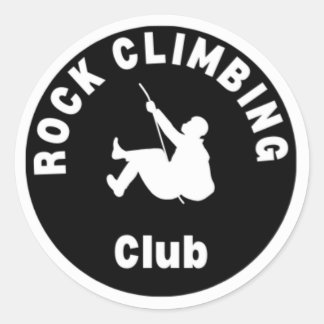 Sticker Rond Rock escalade club