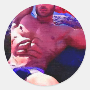 Sticker Rond Rock Hard